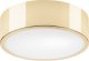 Lampa sufitowa Lamkur Lamkur Dante 43883 plafon lampa sufitowa nowoczesny metalowy szklany klosz 1x60W E27 złoty/biały 1