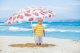 Enero Parasol plażowo balkonowy 160cm arbuz 1048789 8