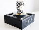 Home Styling Collection Drewniana herbaciarka TEA 9 przegródek czarny 4