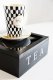 Home Styling Collection Drewniana herbaciarka TEA 9 przegródek czarny 5