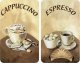 Wenko Szklane płyty ochronne COFFEE na kuchenkę – 2 sztuki, WENKO 1