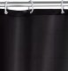 Kleine Wolke Zasłona prysznicowa, tekstylna, kolor czarny, 180x200 cm, WENKO 13