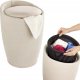 Kosz na pranie Wenko Pufa CANDY BEIGE - kosz na pranie, 2 w 1, WENKO 7