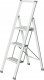 Wenko Aluminiowa drabina, 3-stopniowa - kolor biały, WENKO 1