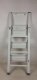 Wenko Aluminiowa drabina, 3-stopniowa - kolor biały, WENKO 15