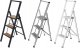 Wenko Aluminiowa drabina, 3-stopniowa - kolor biały, WENKO 8