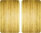 Wenko Szklane płyty ochronne WOODEN LOOK na kuchenkę – 2 sztuki, WENKO 7