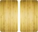 Wenko Szklane płyty ochronne WOODEN LOOK na kuchenkę – 2 sztuki, WENKO 8