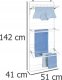 Wenko Suszarka na pranie zawieszana na drzwi, 142 cm, WENKO 1