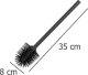 Wenko Silikonowa szczotka wc, Ø 8 cm, czarna, WENKO 2