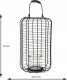 Home Styling Collection Lampion metalowy ze szklanym świecznikiem, Ø 23,5 cm, czarny 3