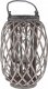 Home Styling Collection Lampion wiklinowy, Ø 27,5 x 41 cm, szary 1