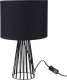 Home Styling Collection Lampa stołowa z czarnym abażurem, 30 cm 2