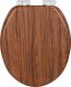 Deska bidetowa Wenko Deska sedesowa CHESTNUT, MDF, Fix-Clip, WENKO 1