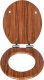 Deska bidetowa Wenko Deska sedesowa CHESTNUT, MDF, Fix-Clip, WENKO 1