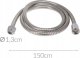 Wąż prysznicowy Bathroom Solutions Wąż prysznicowy wannowy ze stali nierdzewnej, 150 cm, gwint 1/2 3