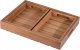 Home Styling Collection Zestaw tac dekoracyjnych TEAK, 3 elementy 2