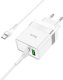 Ładowarka Hoco HOCO ładowarka sieciowa USB A + Typ C + kabel Typ C do Typ C PD QC3.0 3A 30W N21 biała 4