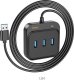 HUB USB Hoco HOCO adapter HUB 4w1 USB A HB35 1,2 m czarny 5
