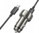 Ładowarka Hoco HOCO ładowarka samochodowa USB A + Typ C z wyświetlaczem + kabel Typ C do Lightning PD QC3.0 3A 48W Z50 metal szary 1