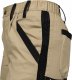 R.E.I.S. LH-SAND-T - Damskie podnie ochronne do pasa SAND, 6 kieszeni + na nakolanniki, pętelki, przewiewne wstawki siatkowe, 97% bawełna, 3% spandex, 180 g/m2, Cordura 46 3
