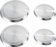 Wenko Pokrywki na palniki srebrne, 4 sztuki, WENKO 1