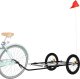 vidaXL vidaXL Przyczepka rowerowa, czarna, 135x68x37 cm, żelazna 2