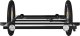 vidaXL vidaXL Przyczepka rowerowa, czarna, 135x68x37 cm, żelazna 4