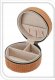 Home Styling Collection Mała szkatułka na biżuterię, sztruks, Ø 8 cm 2