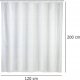 Wenko Zasłona prysznicowa UNI, 120 x 200 cm, biała, WENKO 2