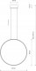 Lampa wisząca Nowodvorski Nowodvorski Circolo M 10811 lampa wisząca zwis 1x21W LED 3000K 660Lm czarna/biała 1