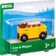 Brio 33406 Wagon do transportu zwierząt oraz krowa 1