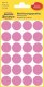 AVERY Avery 3117 Ø 18 mm, Lille format, uden belægning, 96 Etiketter, pink pink 165x85x1mm (96stk) - (96 pce pr. blister emballage) 1