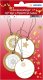 Herma HERMA Weihnachtsgeschenkanhänger 3D Gold 4 Stück 1