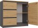 Topeshop Komoda COSTA 1D3S/2D3S BA ANTRACYT ARTISAN 3