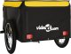vidaXL vidaXL Przyczepka rowerowa, czarno-żółta, 45 kg, żelazo 8