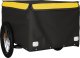 vidaXL vidaXL Przyczepka rowerowa, czarno-żółta, 45 kg, żelazo 3