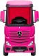 Mercedes Auto Na Akumulator Mercedes Actros Różowy 4x4 2