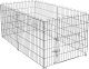 Springos Kojec dla zwierząt wybieg klatka dla psa 165x85 cm metalowa czarna UNIWERSALNY 1