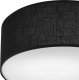 Lampa sufitowa Lamkur Lamkur Vivian 48444 plafon lampa sufitowa koło 1x60W E27 czarny/biały 1