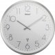 Mebus Mebus 19776 radio wall clock Silver/white 1