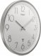Mebus Mebus 19776 radio wall clock Silver/white 1