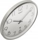 Mebus Mebus 19776 radio wall clock Silver/white 2