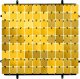 GoDan Panel dekoracyjny złoty czarne tło typ B 30x30cm 1