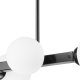 Lampa wisząca Lamkur Lamkur Astro 45061 lampa wisząca zwis modernistyczna ball kule szklane klosze 4x5W G9 biała/czarna 1