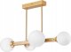 Lampa wisząca Lamkur Lamkur Astro 45092 lampa wisząca zwis modernistyczna ball kule szklane klosze 4x5W G9 biała/złota 1