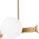 Lampa wisząca Lamkur Lamkur Astro 45092 lampa wisząca zwis modernistyczna ball kule szklane klosze 4x5W G9 biała/złota 1