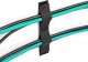 Organizer Delock DELOCK Klett-Kabelhalter  L 110 mm x B 20 mm schwarz 1