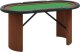 vidaXL Stół pokerowy dla 10 osób, zielony, 160x80x75 cm 2