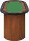 vidaXL Stół pokerowy dla 10 osób, zielony, 160x80x75 cm 4